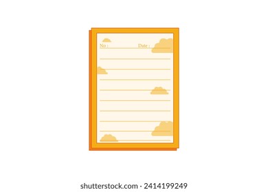 Diseño de pegajosas notas de papel