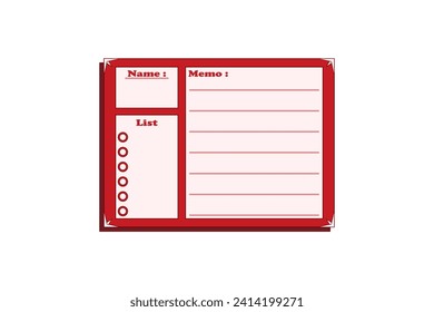 Paper Sticky Notes Sticker Design