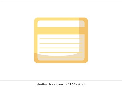 Diseño de pegajosas notas de papel