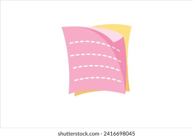 Diseño de pegajosas notas de papel