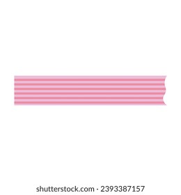 Paper strip on white background