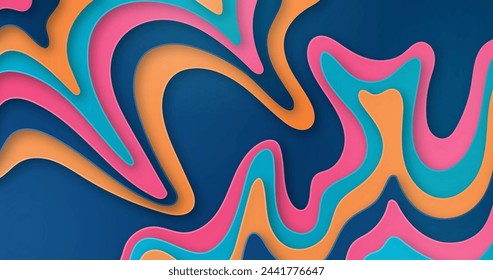 Paper style abstract background vector design in eps 10 