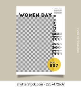 Paper style international women's day vertical poster template
Paper style international women's day social media post template
