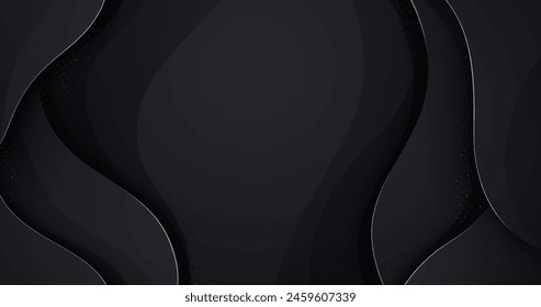 Diseño de Vector de fondo de lujo estilo papel en eps 10