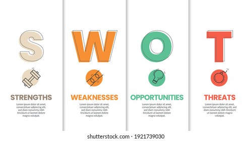 Paper Style Swot Analysis Template Has Stock Vector (Royalty Free ...