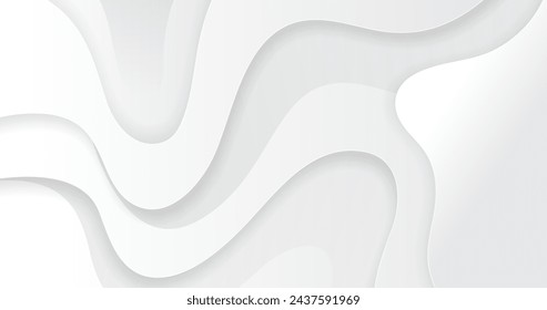 Paper style white monochrome background vector design in eps 10