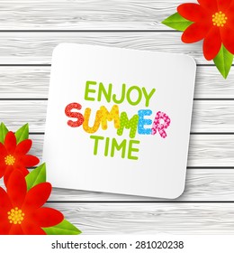 Paper summer message for Your design