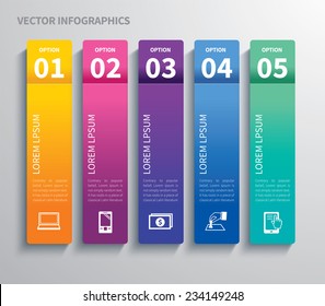 paper tab infographic