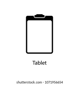 paper tablet icon. Element of minimalistic icon for mobile concept and web apps. Signs and symbols collection icon for websites, web design, mobile app on white background