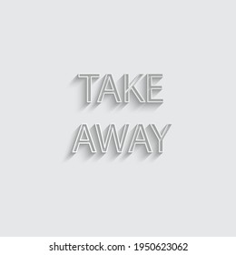 paper take away text vector advertising