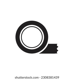 Ilustración de vectores de iconos de cinta de papel