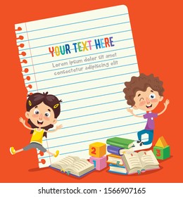 Paper Template Design For Children Education