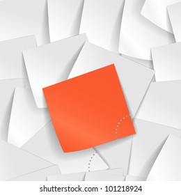 Paper text bubbles seamless background