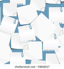 Paper text bubbles seamless background