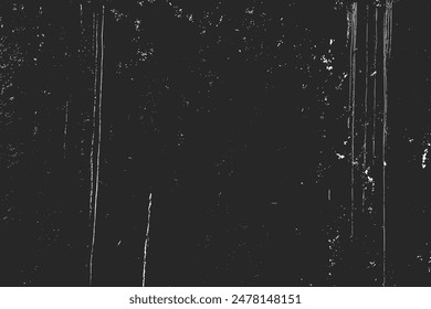 Paper texture background. Black and white grunge. Distress overlay texture. Abstract surface dust and rough dirty wall background concept. Worn, torn, weathered effect. Vector illustration, EPS 10.