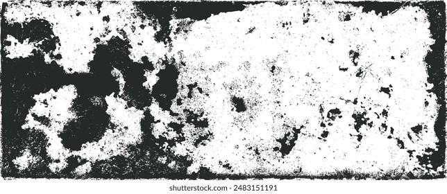 Paper texture background. Black and white grunge. Distress overlay texture. Abstract surface dust and rough dirty wall background concept. Worn, torn, weathered effect. Vector illustration, EPS 10.