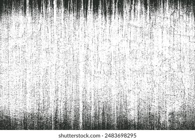 Grunge blanco y negro. Textura superpuesta de socorro. Abstractas polvo superficial y áspero concepto de fondo de la pared sucia. Desgastado, desgarrado, efecto meteorológico. Ilustración vectorial, EPS 10.