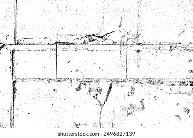Grunge blanco y negro. Textura de superposición de tensión. Polvo superficial Abstractas y concepto de fondo de pared sucia áspera. Efecto desgastado, desgarrado y desgastado. Ilustración vectorial, EPS 10.