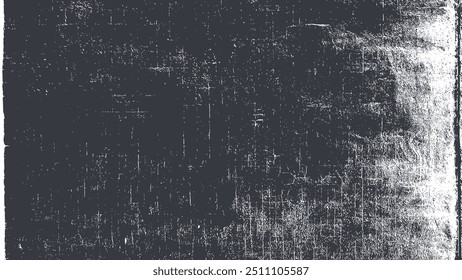 Paper texture background. Black and white grunge. Distress overlay texture. Abstract surface dust and rough dirty wall background concept. Worn, torn, weathered effect. Vector illustration, EPS 10.