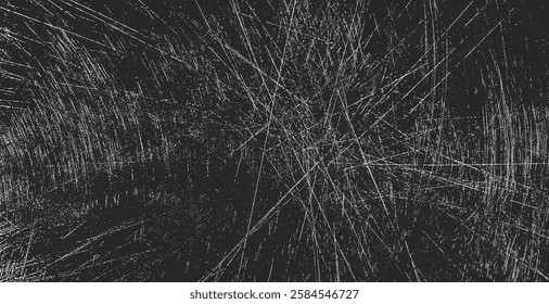 Paper texture background. Black and white grunge. Distress overlay texture. Abstract surface dust and rough dirty wall background concept. Worn, torn, weathered effect. Vector illustration, EPS 10.