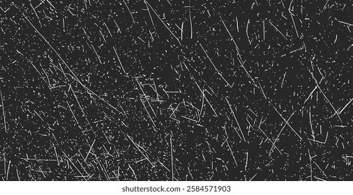 Paper texture background. Black and white grunge. Distress overlay texture. Abstract surface dust and rough dirty wall background concept. Worn, torn, weathered effect. Vector illustration, EPS 10.