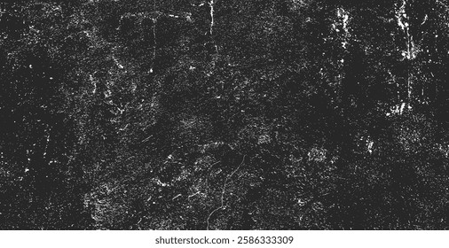 Paper texture background. Black and white grunge. Distress overlay texture. Abstract surface dust and rough dirty wall background concept. Worn, torn, weathered effect. Vector illustration, EPS 10.