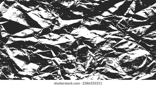 Paper texture background. Black and white grunge. Distress overlay texture. Abstract surface dust and rough dirty wall background concept. Worn, torn, weathered effect. Vector illustration, EPS 10.