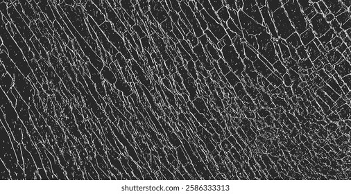 Paper texture background. Black and white grunge. Distress overlay texture. Abstract surface dust and rough dirty wall background concept. Worn, torn, weathered effect. Vector illustration, EPS 10.