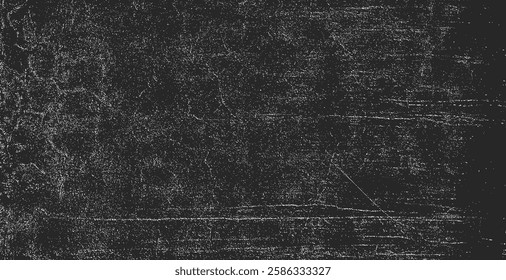 Paper texture background. Black and white grunge. Distress overlay texture. Abstract surface dust and rough dirty wall background concept. Worn, torn, weathered effect. Vector illustration, EPS 10.