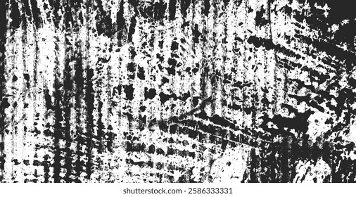 Paper texture background. Black and white grunge. Distress overlay texture. Abstract surface dust and rough dirty wall background concept. Worn, torn, weathered effect. Vector illustration, EPS 10.