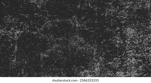 Paper texture background. Black and white grunge. Distress overlay texture. Abstract surface dust and rough dirty wall background concept. Worn, torn, weathered effect. Vector illustration, EPS 10.