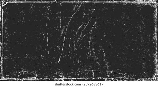 Paper texture background. Black and white grunge. Distress overlay texture. Abstract surface dust and rough dirty wall background concept. Worn, torn, weathered effect. Vector illustration, EPS 10.