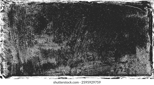 Paper texture background. Black and white grunge. Distress overlay texture. Abstract surface dust and rough dirty wall background concept. Worn, torn, weathered effect. Vector illustration, EPS 10.