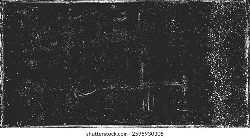 Paper texture background. Black and white grunge. Distress overlay texture. Abstract surface dust and rough dirty wall background concept. Worn, torn, weathered effect. Vector illustration, EPS 10.