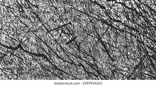 Paper texture background. Black and white grunge. Distress overlay texture. Abstract surface dust and rough dirty wall background concept. Worn, torn, weathered effect. Vector illustration, EPS 10.