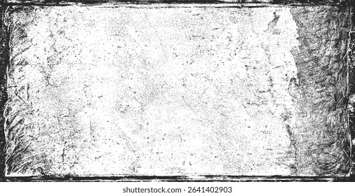 Paper texture background. Black and white grunge. Distress overlay texture. Abstract surface dust and rough dirty wall background concept. Worn, torn, weathered effect. Vector illustration, EPS 10.