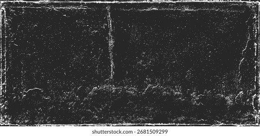 Fondo de textura de papel. Grunge blanco y negro. Textura de superposición de tensión. Polvo superficial Abstractas y concepto de fondo de pared sucia áspera. Efecto desgastado, desgarrado y desgastado. Ilustración vectorial, EPS 10.