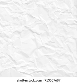 Paper texture Background. Crumpled White Paper. Rumpled wall with White. Texture of Crumpled Paper.