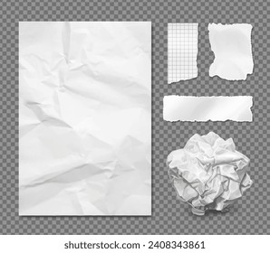 Textura de papel. Papel blanco roto y bola cruzada.plantilla vectorial realista