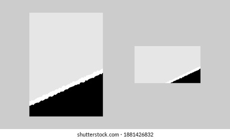 Paper texture on gray background
