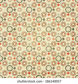 paper texture with seamless circles ornament
