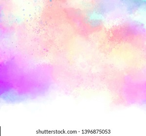 Paper texture vector colorful bright background. Abstract watercolor digital liquid card, wallpaper, design, poster