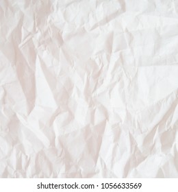 Paper  texture. White crumpled paper texture or background. Vector illustration.