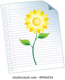 Paper theme (Flower)