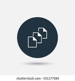 paper three icon vector, can be used for web and mobile design