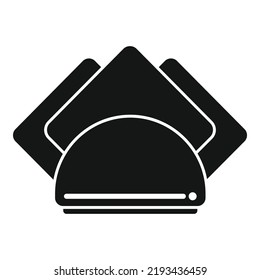 Paper tissue icon simple vector. Towel roll. Toilet pack