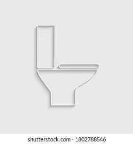 paper Toilet vector - vector sign