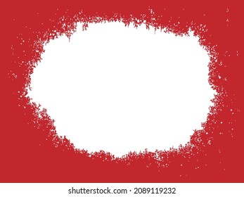 Paper torn red background, glitter background vector illustration