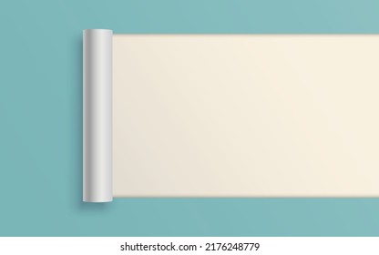 Paper torn. Paper Ripped with realistic shadow transparency. Vector object.