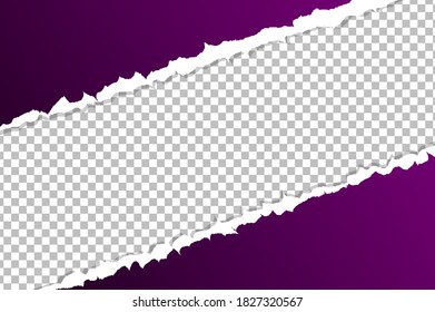 Paper torn style abstract background design